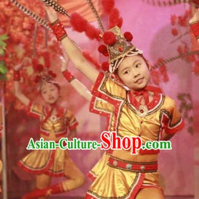 Chinese Stage Hua Mulan Dancing Dancewear Costumes Dancer Costumes Dance Costumes Chinese Dance Clothes Traditional Chinese Clothes Complete Set for Women Kids