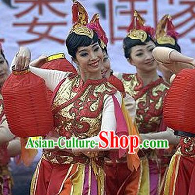 Chinese Stage Classical Dancing Dancewear Costumes Dancer Costumes Dance Costumes Chinese Dance Clothes Traditional Chinese Clothes Complete Set for Women Kids