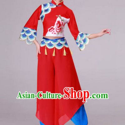 Chinese Stage Classical Dancewear Costumes Dancer Costumes Dance Costumes Chinese Dance Clothes Traditional Chinese Clothes Complete Set for Women Children