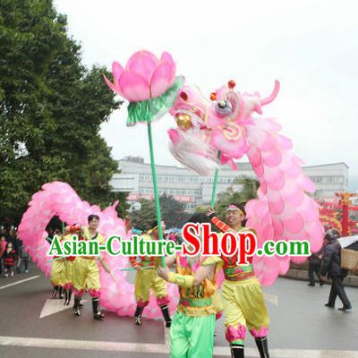 Most Beautiful Best Handmade Supreme Chinese Dragon Dance Costumes Complete Set