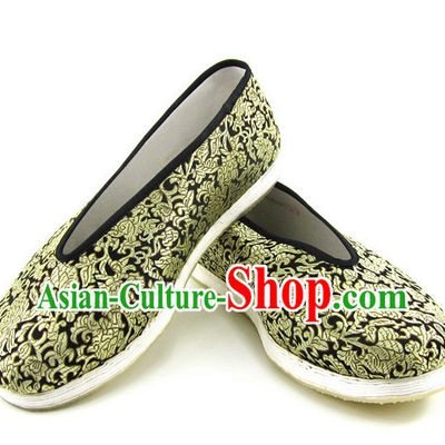 Top Chinese Classic Traditional Tai Chi Shoes Kung Fu Shoes Martial Arts Fabric Shoes for Men or Women