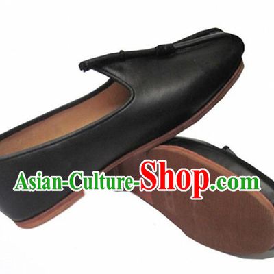 Top Chinese Classic Traditional Leather Kungfu Master Tai Chi Shoes Kung Fu Shoes Martial Arts Shoes for Women