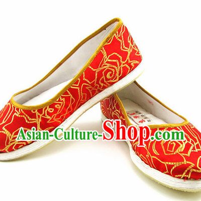 Top Chinese Classic Traditional Kungfu Master Tai Chi Shoes Kung Fu Shoes Martial Arts Shoes for Women