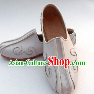 Top Chinese Classic Traditional Kungfu Master Tai Chi Shoes Kung Fu Shoes Martial Arts Leather Shoes