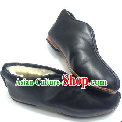 Top Chinese Classic Traditional Kungfu Master Tai Chi Shoes Kung Fu Shoes Martial Arts Winter Boots