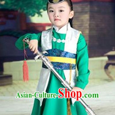Chinese Traditional Ancient Kids Prince Hanfu Clothing