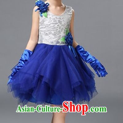 Chinese Primary School Students Dance Outfits Costumes Complete Set for Kids Girls