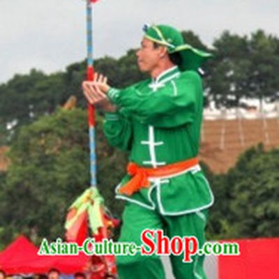 Chinese Dragon Dancer Uniform Clothes Dance Costumes Complete Set for Men or Women