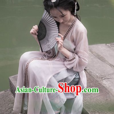 Traditional Asian Chinese Song Dynasty Female Clothing Garment Han Fu Clothes for Ladies