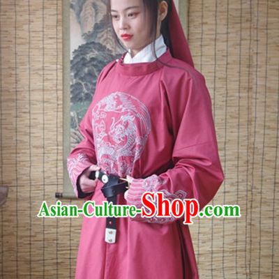 Traditional Asian Chinese Swordsman Clothing Garment Hanfu Clothes Complete Set