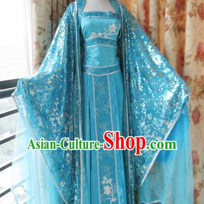 Ancient Chinese Imperial Palace Empress Queen Princess Garment Complete Set
