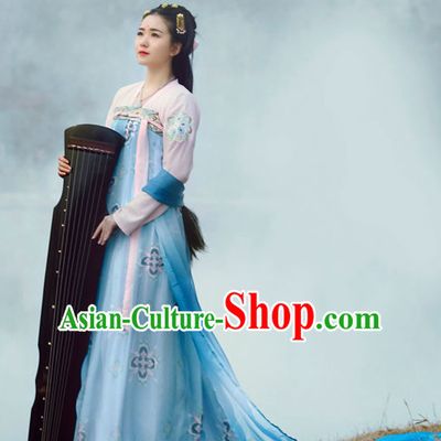 Top Chinese Tang Dynasty Hanfu Clothing Chinese Hanfu Costume Hanfu Dress Ancient Chinese Costumes Complete Set for Women Girls Children