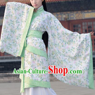 Top Chinese Han Dynasty Beauty Princess Hanfu Clothing Chinese Hanfu Costume Hanfu Dress Ancient Chinese Costumes and Hair Jewelry Complete Set for Women Girls Children