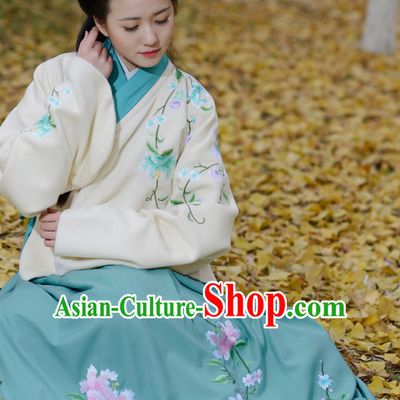 Top Chinese Ming Dynasty Beauty Hanfu Clothing Chinese Hanfu Costume Hanfu Dress Ancient Chinese Costumes and Hat Complete Set for Women Girls Children