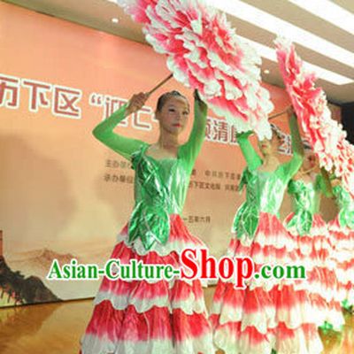 Professional Stage Performance Peony Flower Dancing Costumes Dance Costume for Women