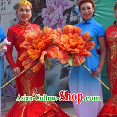20 Inches Handmade Peony Flower Dance Props