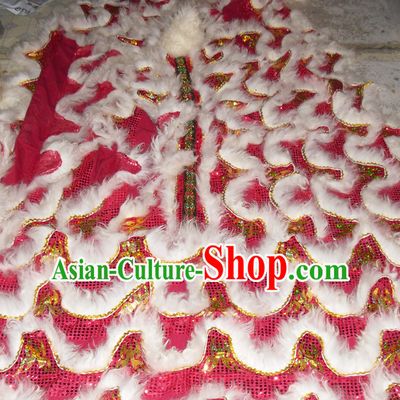 Top Asian Chinese Lion Dance Pants Claws Tail Body Costumes Set