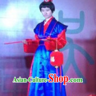 Chinese Ancient Style Wedding Ceremony Officiate Costumes Complete Set for Men or Women