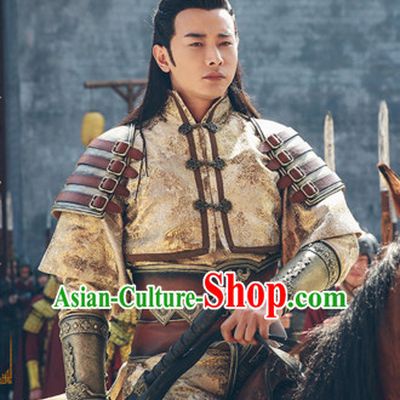Chinese Ancient Style Superhero Costumes Complete Set for Men