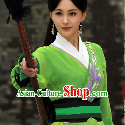 Chinese Ancient Style Superheroine Costumes Complete Set for Women