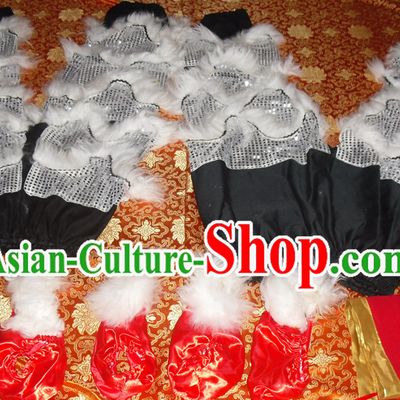 Top Asian Chinese New Year Performance 2 Pairs of Lion Dance Pants and Claws