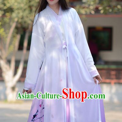 Ancient Chinese Hanfu Garment Complete Set for Women