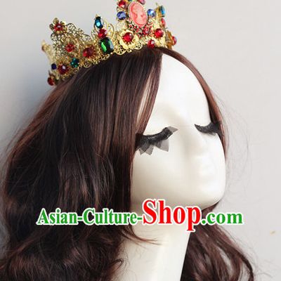 Top Chinese Traditional Wedding Bridal Crown Headpieces Hair Jewelry Bridal Hair Clasp Hairpins Set