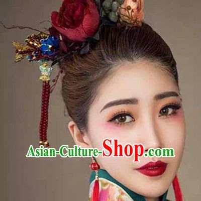 Top Chinese Traditional Wedding Headpieces Hair Jewelry Hair Clasp Hairpins