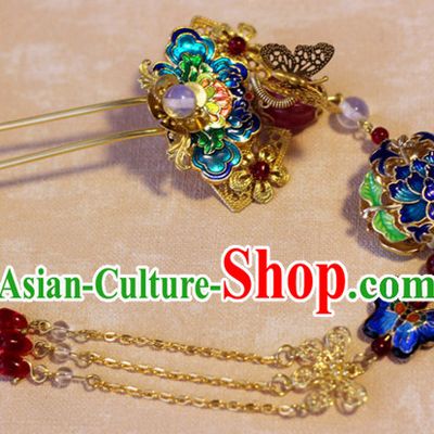 Top Chinese Traditional Wedding Headpieces Hair Jewelry Hair Clasp Hairpins