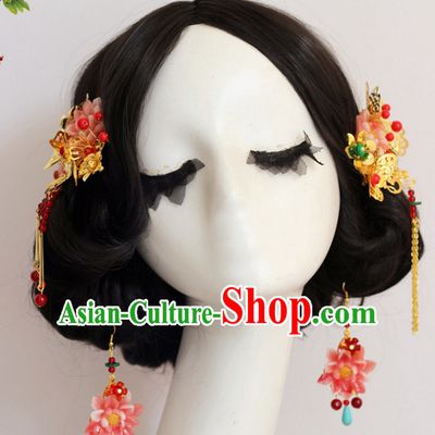 Top Chinese Traditional Wedding Headpieces Hair Jewelry Hair Clasp Hairpins