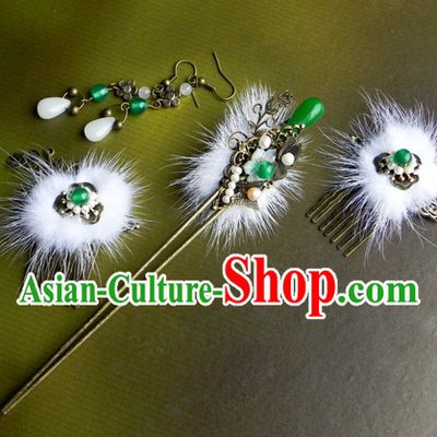 Chinese Traditional Classical Hairpins Hair Accessories Hair Clasps Headwear Headpieces Hair Jewelry