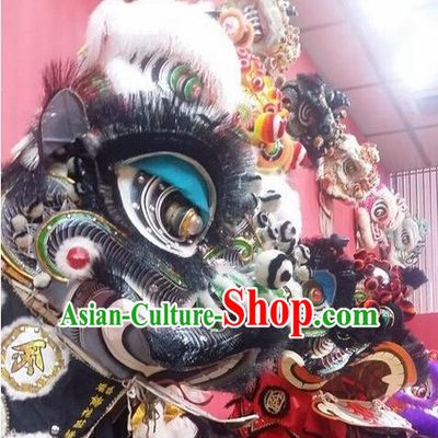 Ancient Chinese Style Fut San Southern Lion Dance Equipments Complete Set