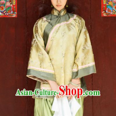 Traditional Chinese Beauty Costumes and Hair Jewelry Complete Set for Women