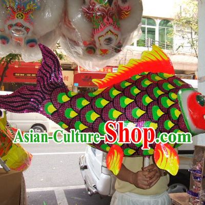 Traditional Chinese Big Celebration Super Big Fish Carp Parade Props