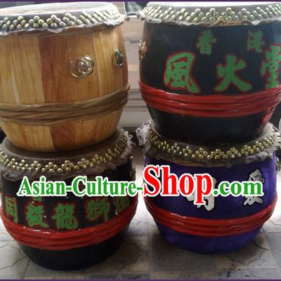 24 Inches Custom Made Big Lion Dance Wooden Drum