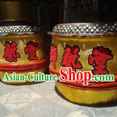 24 Inches Custom Made Big Lion Dance Wooden Drum