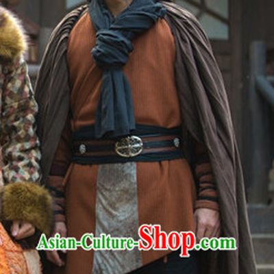 Chinese Ancient Style Male Hanfu Clothes and Coronet Complete Set