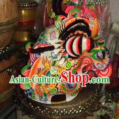 Top Chinese Traditional Handmade Kylin Dancing Costume Complete Set