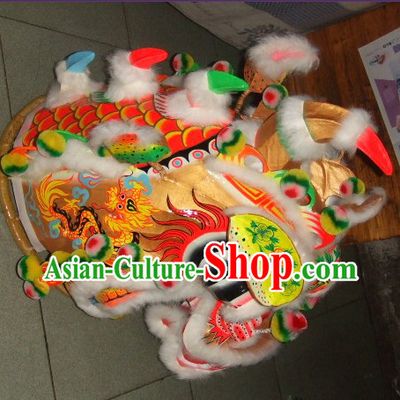 Top Chinese Traditional Handmade Kylin Dancing Costumes Complete Set