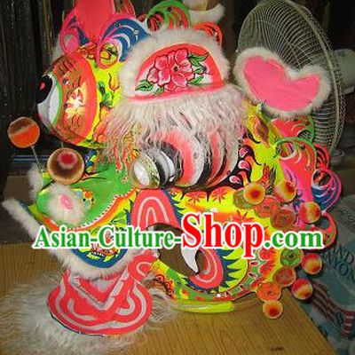 Top Chinese Traditional Handmade Kylin Dancing Costumes Complete Set