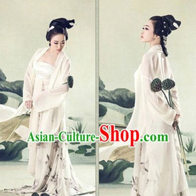 Chinese Ancient Style Female Beauty Hanfu Clothes Complete Set