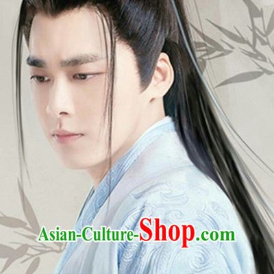 Ancient Chinese Style Male Hanfu Dresses and Coronet Complete Set for Men