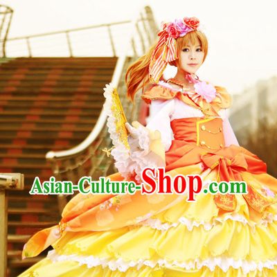 Custom Made Lovelive Cosplay Costumes and Headwear Complete Set for Women or Girls