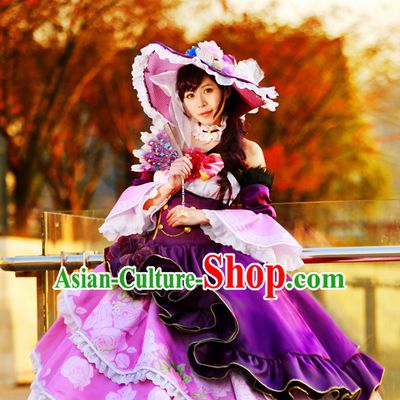 Custom Made Lovelive Cosplay Costumes and Headwear Complete Set for Women or Girls
