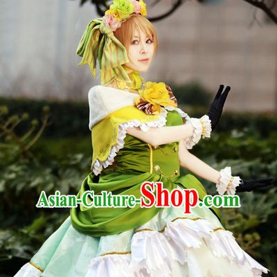 Custom Made Lovelive Cosplay Costumes and Headwear Complete Set for Women or Girls