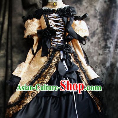 Custom Made Vocaloid Cosplay Costumes and Headwear Complete Set for Women or Girls