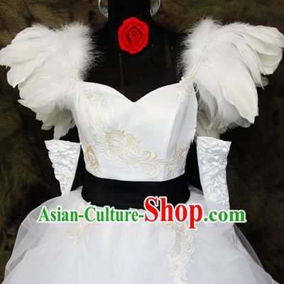 Custom Made Vocaloid Cosplay Costumes and Headwear Complete Set for Women or Girls