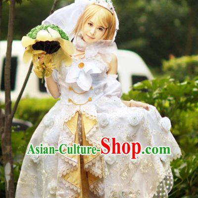Custom Made Lovelive Cosplay Costumes and Headdress Complete Set for Women or Girls