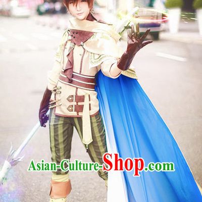 Made to Order Prince Cosplay Costumes and Headdress Complete Set for Women or Men