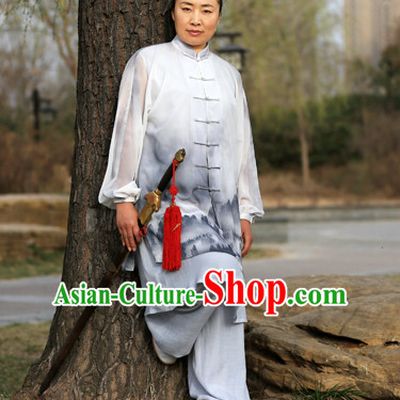 Chinese Traditional Competition Championship Tai Chi Taiji Master Suits Uniforms